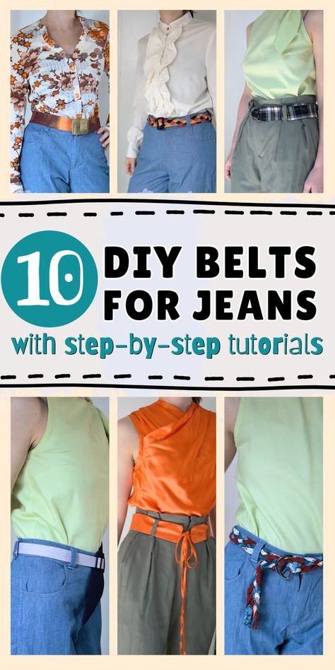 Check out these creative DIY belts for jeans that will transform your outfits! With options like a stylish DIY fabric belt and diy braided belts, you’ll find the perfect accessory to complement your denim. These DIY belts for pants are not only fashionable but also easy to make. Dive into our tutorials and learn how to create your own unique jean belt DIY Fabric Belt Diy, Diy Waist Belt, Obi Belt Diy, Diy Belt Buckle, Obi Belt Pattern, Belt Tutorial, Diy Shoulder Bag, Fabric Sewing Projects, Scrap Fabric Ideas