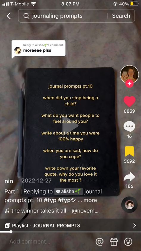 Journal Diary Prompts, Journal Aesthetic Dark, Chaos Journal, Dark Academia Journal Prompts, Dark Journal Aesthetic Ideas, Night Journal Prompts Aesthetic, Journaling Aesthetic Dark, Types Of Journals To Keep, Dark Journal Aesthetic