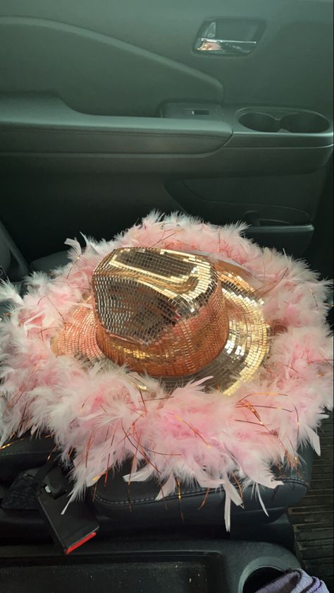 Disco Cowgirl Hat, Pink Disco Cowgirl, Neon Cowgirl, Pink Disco, Disco Cowgirl, Cowboy Girl, Shania Twain, Cowgirl Hat, American Icons