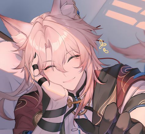 Artist: @Lion_2929 [Twitter / X] ★ / ★ Name: Honkai: Star Rail (Game) <3 #HonkaiStarRail #Jiaoqiu #İcon #Pfp #Matchingİcon #MatchingPfp Hsr Jiaoqiu Pfp, Jiaoqiu Pfp Icon, Jiaqiou Honkai Star Rail, Jiaoqiu Hsr Fanart, Jiaoqiu Fanart, Jiaoqiu Icons, Jiaoqiu Icon, Fox Boy, Pink Fox