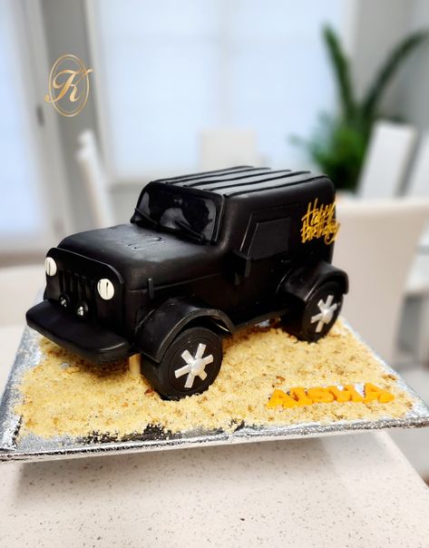 Instagram Kddesign_decoration Thar Jeep, Jeep Cake, Cake Designs For Boy, Mother Painting, Shape Cake, Boy Car, Jeep Rubicon, Boy Birthday Cake, Cakes For Boys