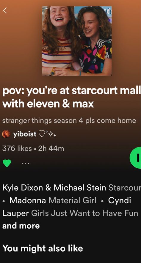 Omg this spotify playlist is awesome, if you are an 80’s or stranger things fan, definetly listen to it!!!! Themed Playlist Covers, Stranger Things Playlist, Madonna Material Girl, Starnger Things, Playlist Covers, Stranger Things Season, Spotify Playlist, Material Girls, Madonna