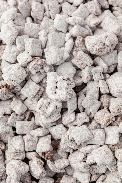 Puppy Chow Without Peanut Butter Recipe (Muddy Buddies) Puppy Chow Without Peanut Butter, Peanut Butter Replacement, Healthy Puppy Chow, Peanut Butter Muddy Buddies, Caramel Chex, Chocolate Muddy Buddies, Sweet Snack Mix, Puppy Chow Recipe, Chow Recipe