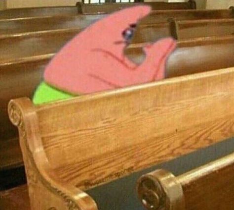 #meme #patrick #pray #praying #church #relatable #spongebob #squarepants #spongebobsquarepants #funny #hilarious #comedy #God Spongebob Pics, Response Memes, Current Mood Meme, Spongebob Funny, Quality Memes, Spongebob Memes, Memes Br, 웃긴 사진, Cartoon Memes