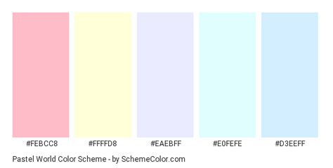 Pastel World color scheme Google Calendar Color Scheme Pastel, Bright Pastel Color Palette Hex Code, Pastel Yellow Hex Code, Yellow Pastel Color Palette, Rainbow Pastel Color Palette, Bright Pastel Color Palette, Pantone Cmyk, Pastel Color Schemes, Hex Color Codes