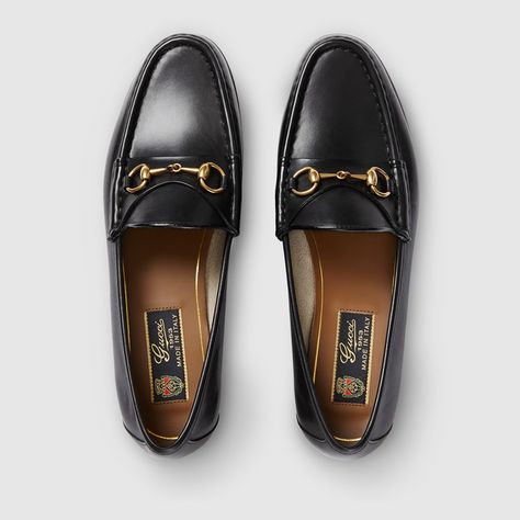 Gucci, 1953 horsebit loafer in leather Gucci Horsebit Loafers, Grey Loafers, Loafers Outfit, Gucci Store, Gucci Loafers, Gucci Horsebit, Sport Chic, Tassel Loafers, Gucci Shoes