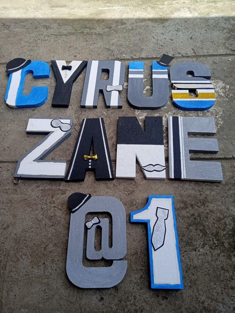 Diy styro letters for CYRUS ZANE turning one and the theme is little bigboss birthday party ideas. I made this sure to get nice, Making this letters using styro. I hope you are Happy Looks Good on You. For those who want to have this standee just contact me. Letter Standee Design, Letter Standee, Standee Design, Hope Fashion, Design Birthday, Turning One, Birthday Party Ideas, I Hope You, Anatomy