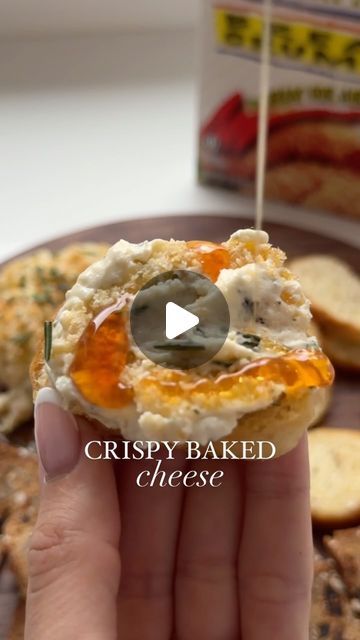 Nicolle Love | Cheese, Wine, Recipes & Dinner Parties on Instagram: "#ad Comment CHEESE for the full recipe sent right to your inbox so you can recreate! (Make sure you are following me to get the dm) 🧀
 
A simple appetizer that takes 15 minutes to make but will be devoured in 5 🤤 perfect to make for Friendsgiving! Everyone will be asking you for the secret to this recipe and it’s @kikkomanusa Panko Breadcrumbs #AD They are delicate, flaky and create the perfect crispy crust for this cheese 🧀
 
What you’ll need:
🧀 1 Gournay cheese
🧀 1/4 cup flour
🧀 1 egg
🧀 1/2 cup @kikkomanusa Panko Bread Crumbs
🧀 2 tbsp hot honey
🧀 1 tsp fresh rosemary

Heat oven to 400F. Dredge your Gournay cheese in flour, egg and Kikkoman® Panko Bread Crumbs. Place on a baking sheet and put in the oven for 10 Gournay Cheese, Simple Appetizer, Cheese Wine, Cooking For A Group, Thanksgiving 2024, Boursin Cheese, Hot Honey, Panko Bread Crumbs, Fresh Rosemary