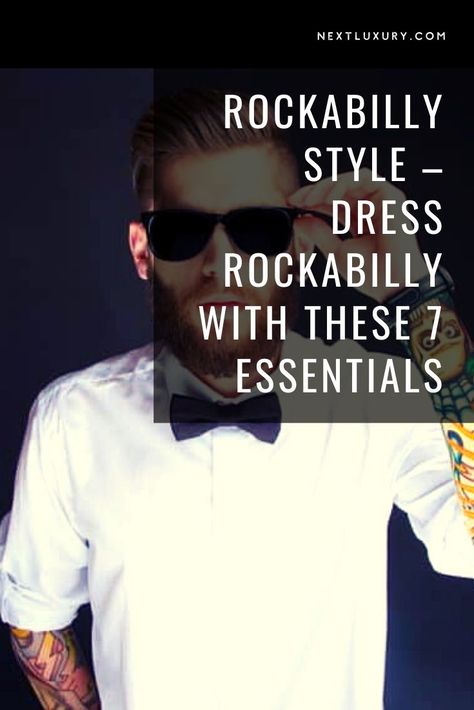 There have been few styles throughout history that are as iconic and long-lasting as rockabilly. #mensfashion Mens Rockabilly Shirts, Men’s Rockabilly Style, Mens Rockabilly Fashion, 50s Style Men, Rockabilly Style Men, Vintage Outfits 50s Rockabilly Style, 50s Rockabilly Fashion, Rockabilly Costume, Rockabilly Boys