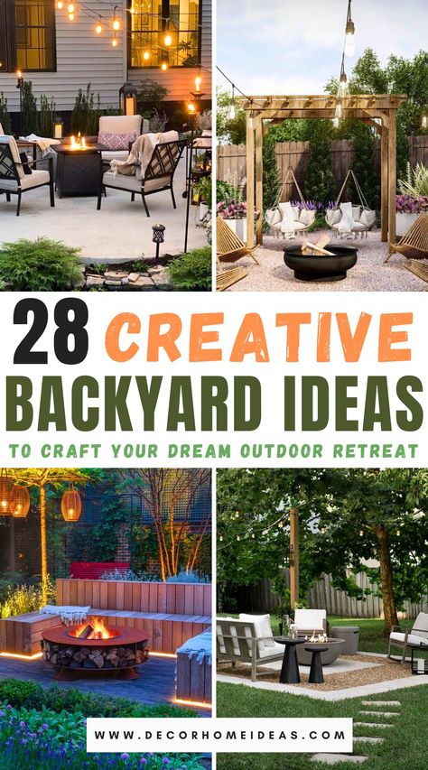 Backyard Furniture Diy, Chic Balcony, Creative Backyard, Outdoor Fire Pit Area, Garden Seating Area, Relaxing Backyard, Backyard Seating Area, Fire Pit Landscaping, Cheap Backyard