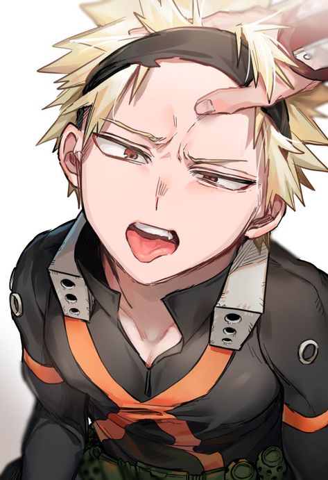 Bakugo Katsuki, Anime Character, Blonde, On Twitter, Twitter, Hair, Anime, Black