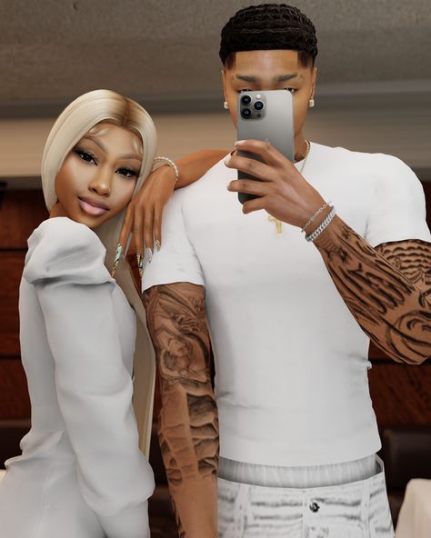 Black Simmer Sims 4 Cc Clothes, Sims 4 Couple Download, Sims 4 Cc Couple Outfits, Sims 4 Facemasks Cc, Premade Sims Sims 4 Cc, Sims 4 Urban Cc Clothing Male Patreon, Sims 4 Male Character, Sims 4 Black Family, Sims 4 Girly Cc Clothing