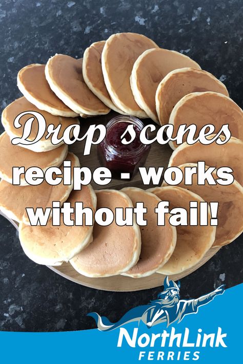 Drop Scones recipe – works without fail! Scottish Pancakes, Scones Recipe Uk, Drop Scones Recipe, Scotch Pancakes, Drop Scones, British Cooking, Scones Recipe Easy, Scones Easy, American Pancakes