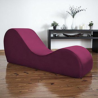 Liberator Kama Sutra Chaise - Merlot Micro-velvet Glass Wallpaper, Sofa Daybed, Chaise Chair, Chaise Lounge Sofa, Chaise Lounges, Broken Glass, Modern Lounge Chairs, Modern Lounge, Furniture Bedroom