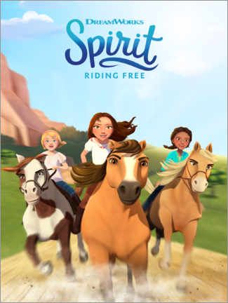 Monster Room, Spirit Riding Free, Marsha And The Bear, Spirit The Horse, Dreamworks Dragons, Kids Tv Shows, Winter Wall Art, Buy Posters, Free Poster