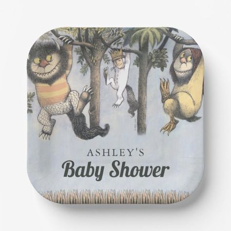 Where The Wild Things Are Party, Wild Things First Birthday, Birthday Paper Plates, Sweet Paper, Birthday Paper, Carters Baby Boys, Paper Plates Party, Carters Baby, Wild Things