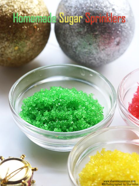 How to make sugar sprinkles at home - Homemade Colored Sugar Sprinkles Colored Sugar Diy, Sugar Cookies With Sprinkles On Top, How To Make Sprinkles, Sugar Cookies With Sprinkles, Diy Sprinkles, How To Make Orange, Colored Sugar, Sugar Sprinkles, Sugar Crystals