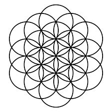 File:Flower of Life 19-circles.svg - Wikimedia Commons Coldplay Tattoo, Flower Of Life Crystal Grid, Pinterest Tattoos, Weld Art, Flower Of Life Tattoo, Flower Of Life Pattern, Flower Of Life Symbol, Geo Design, Sacred Geometry Patterns