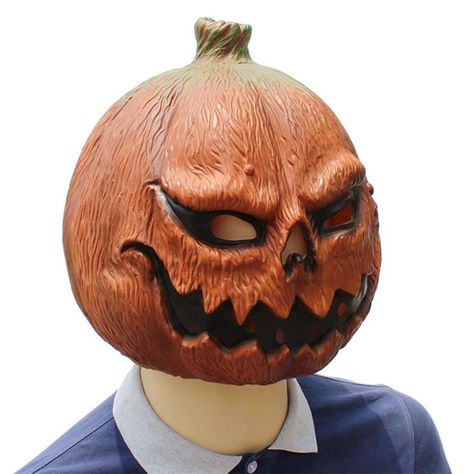 Pumpkin Head Mask, Prom Props, Halloween Costume Props, Mascaras Halloween, Pumpkin Mask, Halloween Costume Party, Zucca Halloween, Head Mask, Halloween Toys