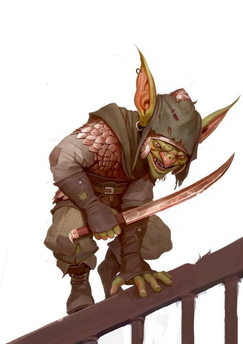 ArtStation - Goblin Warrior Goblin Art Dnd, Goblin Warrior, Shape Language, Fantasy Adventurer, Goblin Art, Digital Art Painting, Dragon Rpg, Dnd Monsters, Fantasy Races