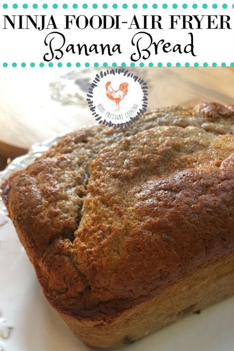 Banana Bread made in the Ninja Foodi - Home Pressure Cooking Ww Sides, Ninja Cooking System, Cooking Bananas, Ninja Cooking System Recipes, Ninja Recipes, Homemade Pickles, Grill Recipes, Insta Pot, Ninja Foodi