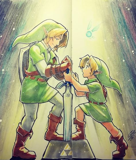 Legends Of Zelda Ocarina Of Time, Legend Of Zelda Ocarina Of Time, Ocarina Of Time Wallpaper, Ocarina Of Time Fanart, Ocarina Of Time Art, Ocarina Of Time Link, Link Fan Art, Oot Link, Zelda And Link