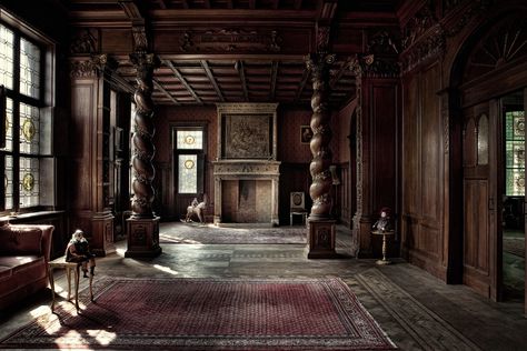 town house interior | From an amazing old manor house in the… | Flickr Old Victorian Homes Interior, Manor Aesthetic, Old Mansions Interior, Old Manor House, Manor House Interior, Gothic Manor, Manor Interior, Victorian Manor, Old Victorian Homes