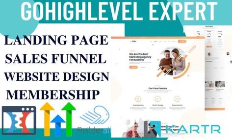 Business Website Design, Sales Funnel, Sales Funnels, Landing Page Design, Business Website, High Level, Page Design, Marketing Agency, Funnel