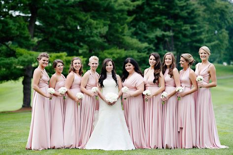 2016 Bridesmaids different dresses same color pink Bridesmaids Dresses Same Color Different Style, Different Style Bridesmaid Dresses, Bridesmaid Dresses Different Colors, Different Bridesmaid Dresses, Bridesmaid Dresses Uk, Blush Bridesmaids, Mismatched Bridesmaids, Mismatched Bridesmaid Dresses, Dresses Classy