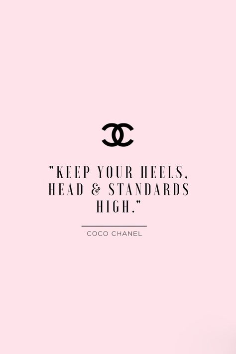 Chanel Quotes Wallpaper, Coco Chanel Quotes Wallpaper, Fashion Quotes Inspirational, Chanel Quotes, Coco Chanel Quotes, Pink Quotes, Sassy Quotes, Girly Quotes, Morning Yoga