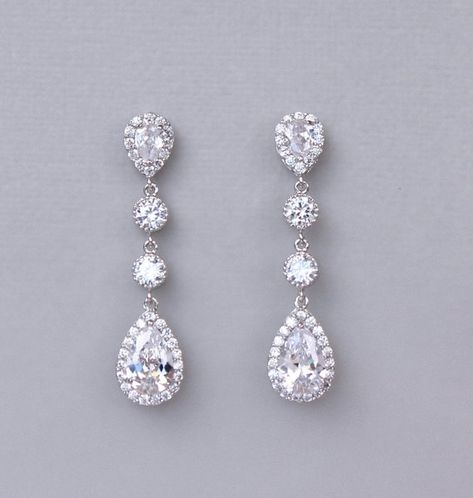 Crystal Teardrop Earrings, Wedding earrings, Clip on Earring option, Chandelier Bridal Earrings,  Br Teardrop Bridal Earrings, Inexpensive Jewelry, Wedding Earring, Crystal Teardrop Earrings, Hammered Hoop Earrings, Bar Stud Earrings, Crystal Accessories, Diamond Drop Earrings, Rose Gold Earrings