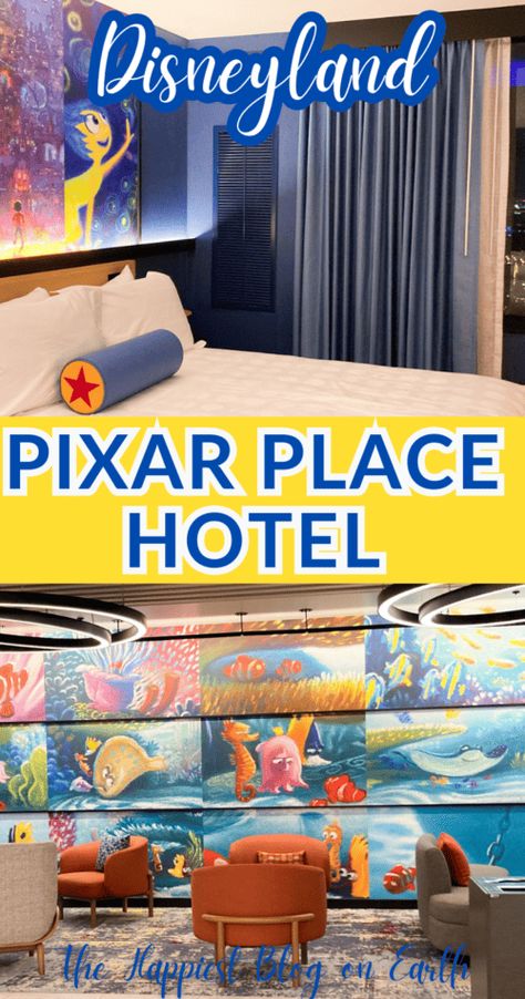 Pixar Place Hotel, Disneyland Hotels, 2024 Tips, Disneyland 2024, Disneyland Resort Hotel, Disneyland Travel, Disney Adult, Usa Trip, Themed Rooms