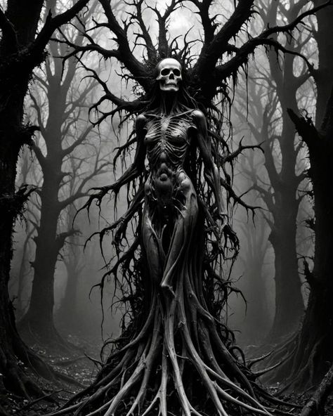 Beware the trees Evil Tree, Creepy Tree, Poison Tree, Magical Realism, Dead Tree, Snake Tattoo, Tree Tattoo, Skeletal, Dead Man