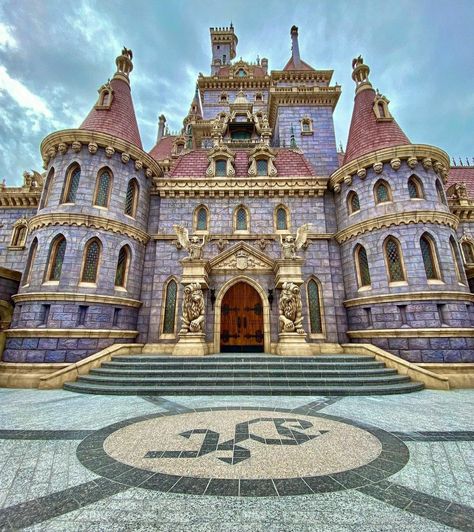 Beasts Castle, Castle Vibes, Beast Castle, Beast's Castle, Castle Doors, Disney World Outfits, Castles Interior, Disney Facts, Belle Disney