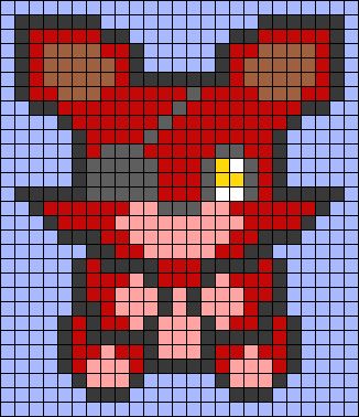 Alpha pattern #37168 | BraceletBook Fox Animal, Beads Ideas, Pet Fox, Bead Pattern, Alpha Pattern, Perler Bead Patterns, Alpha Patterns, Bead Patterns, Perler Bead