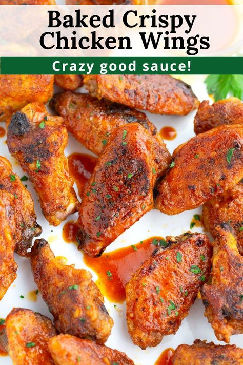 Elevate your pizza night with these baked buffalo chicken wings. Crispy, spicy, and easy to make – the perfect accompaniment for a night of delicious indulgence. Oven Buffalo Wings Crispy, Buffalo Wings Oven Baked, Buffalo Wings In The Oven, Buffalo Chicken Wings In The Oven, Oven Buffalo Wings, Oven Baked Buffalo Wings, Baked Buffalo Chicken Wings, Buffalo Wings Recipe Baked, Chicken Wings Crispy