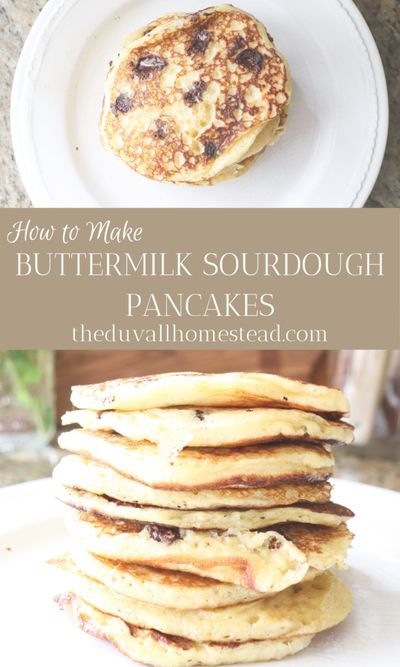 Sourdough Buttermilk, Pancakes Buttermilk, Delicious Healthy Breakfast, Best Pancake Recipe, Sourdough Pancakes, How To Make Buttermilk, Sourdough Pizza, How To Make Pancakes, Sourdough Bread Recipe