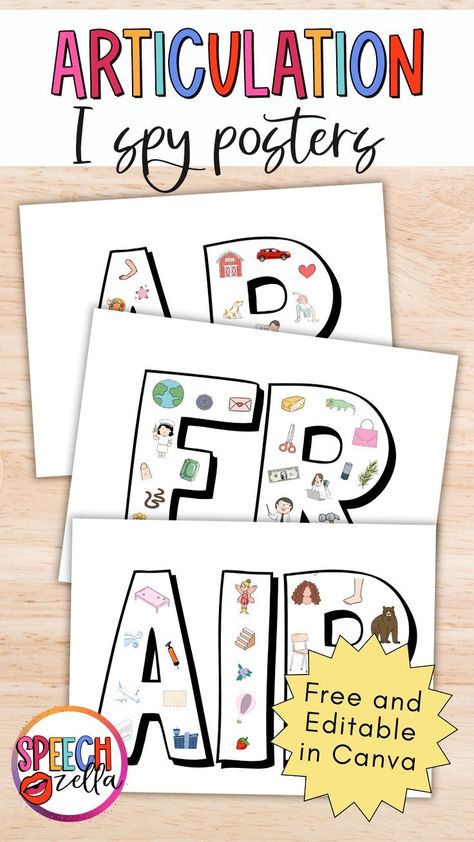 Spark joy and motivation in your Speech Therapy room with our set of FREE Vocalic /r/ Posters! These editable posters are perfect for articulation therapy, designed to engage students and help them master the /r/ sound. Download instantly and bring life to your SLP room decor! Free School Printables, Speech Therapy Room, R Controlled Vowels, Vocalic R, Speech Therapy Activities Language, Articulation Worksheets, Fall Vocabulary, Back To School Worksheets, Free Posters