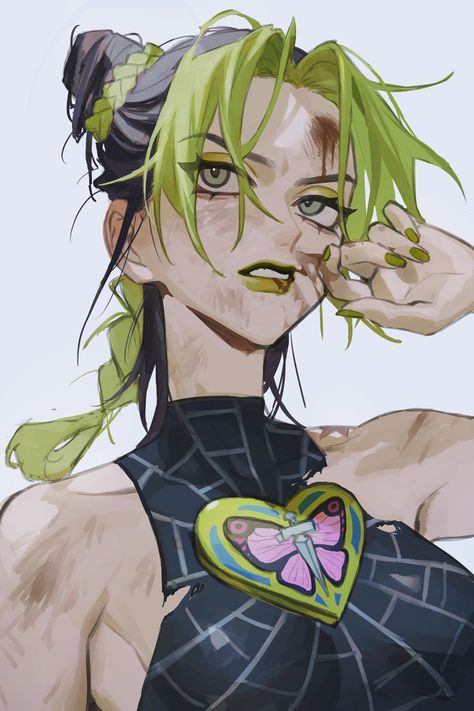 Jolyne Fanart, Jolyne Kujo Fanart, Jjba Jolyne Fanart, Jolyne Kujo, Jolyne Cujoh, Jolyne Cujoh Fanart, Stone Ocean Jolyne, Joylene Cujoh Wallpaper, Jojo's Bizarre Adventure Characters