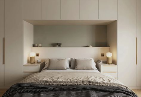 Overbed fitted wardrobes and storage units, bespoke overhead storage Overbed Storage Ikea, Bed Storage Wall, Overbed Wardrobe, Overbed Storage, Wardrobes Ideas, Room Decor Gray, Bed With Wardrobe, Bedroom Built Ins, Small Bedroom Interior