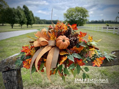 Fall Headstone Saddle Arrangements, Saddle Flower Arrangements, Fall Flower Arrangements For Grave, Fall Memorial Flowers, Fall Saddles For Headstones, Fall Headstone Saddles, Fall Grave Decorations Cemetery, Fall Cemetery Saddles, Tombstone Saddle Arrangements