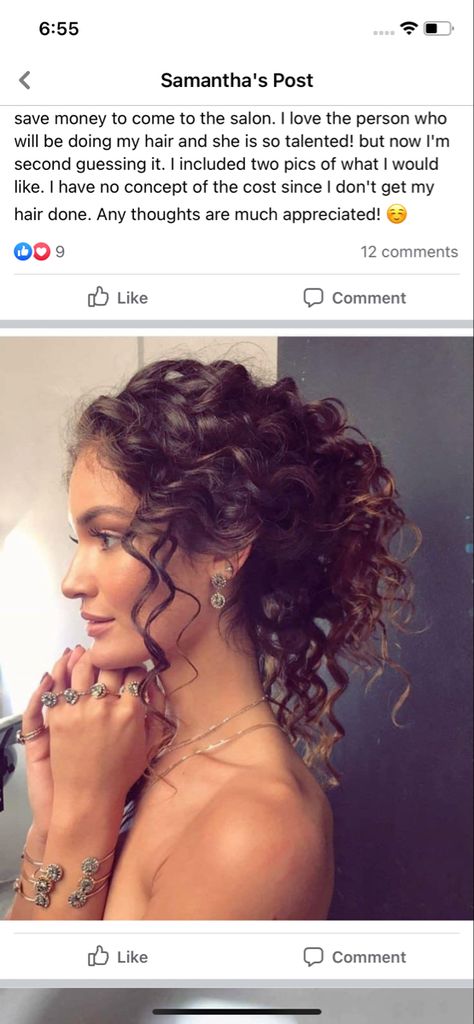 Proffesional Hair Styles For Curly Hair, Naturally Curly Hair Wedding Hairstyles, Hairstyles For Wedding Curly Hair, Wedding Updo For Naturally Curly Hair, Curly Hair With Fascinator, Loose Updo For Curly Hair, Super Curly Updo, 90s Curly Hair Updo, Medium Curly Hair Wedding Styles