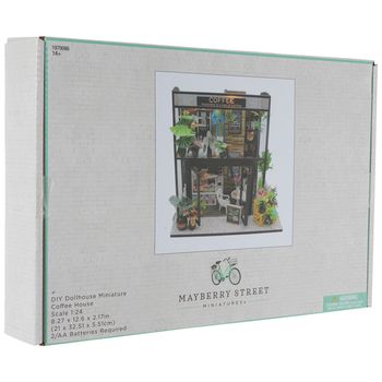 Dollhouses & Miniatures - Crafts & Hobbies | Hobby Lobby Miniature Coffee, Street Corner, Dollhouse Miniatures Diy, Silhouette Cameo Machine, Miniature Rooms, Dollhouse Kits, White Glue, Print Coupons, Miniature Crafts