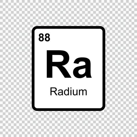 chemical element Radium . Vector illustration Logo Banners, Cityscape Photos, Nature Backgrounds, Heart With Arrow, Background Banner, Text Effects, Business Travel, Vector Logo, Periodic Table