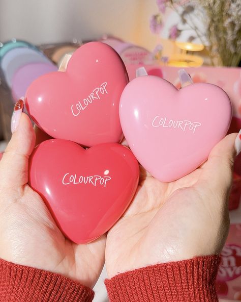 colourpop heart blush Heart Blush, Colourpop Blush, Colourpop Cosmetics, Makeup Product, Colour Pop, Pink Vibes, Makeup Collection, Makeup Products, Blush