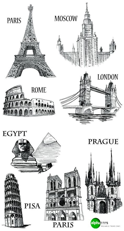 Tell us about your favorite tourist destination. City Sketches, Architecture Drawing Sketchbooks, Architecture Drawing Plan, Architecture Sketchbook, Architecture Design Sketch, Architecture Design Drawing, City Drawing, Architecture Concept Drawings, Art Drawings Sketches Pencil