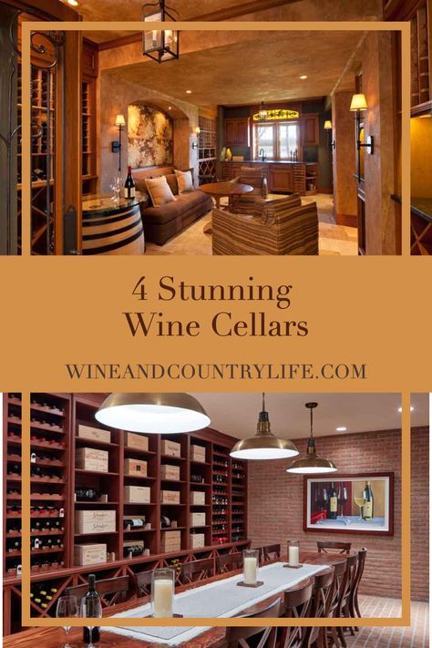 Modern Wine Country Home, Old Wine Cellar, Fantasy Wine Cellar, Wine Cellar Aesthetic Dark, Old World Wine Cellar, Architecture Beautiful, Virginia Wine Country, Wine Tasting Room, Stunning Architecture