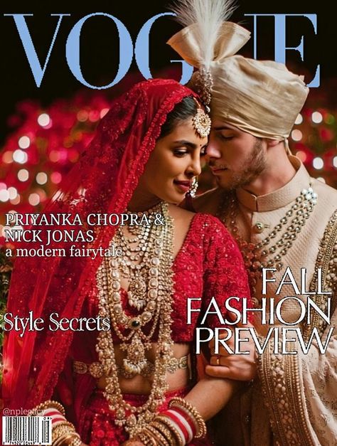 Prinka Chopra Wedding Dress, Nick Jonas Photoshoot, Prinka Chopra, Priyanka Chopra Dress, Priyanka Chopra Wedding, Frozen Pictures, Modern Fairytale, Big Fat Indian Wedding, Nick Jonas