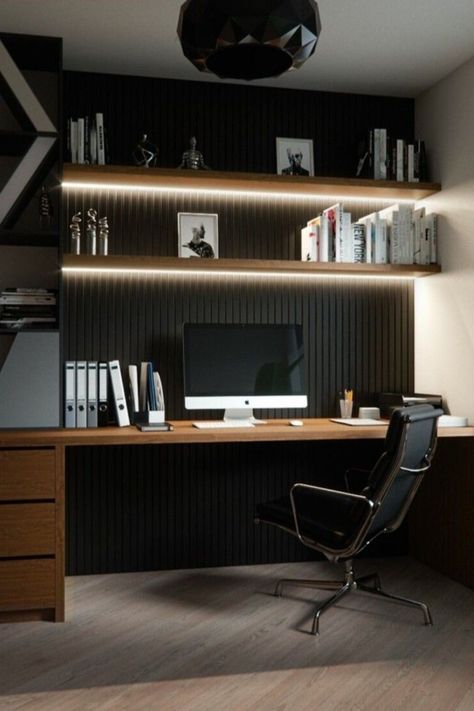 Modern Home Offices, Home Studio Setup, Small Home Offices, Bedroom Setup, Modern Home Office, Home Office Setup, Home Office Space, Office Setup, Home Office Ideas