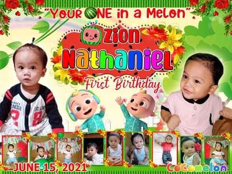 Cocomelon Tarpaulin Template, Cocomelon Tarpaulin, Tarpaulin Ideas, Cocomelon Birthday Party Ideas, Cocomelon Invitation, Tarpaulin Layout, Birthday Tarpaulin, Birthday Cocomelon, Birthday Tarpaulin Design